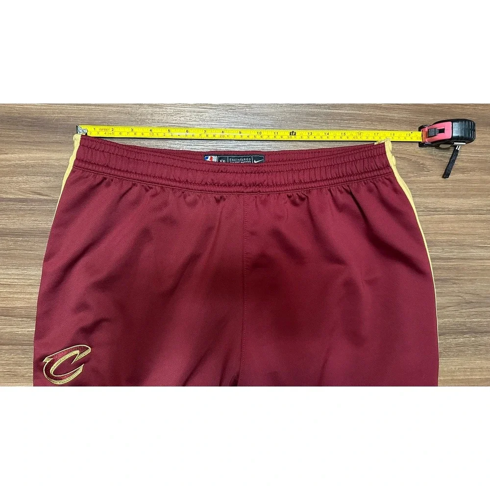 Nike Cleveland Cavaliers NBA Player Issued Warm Up Maroon Tearaway Pants Sz 2XL